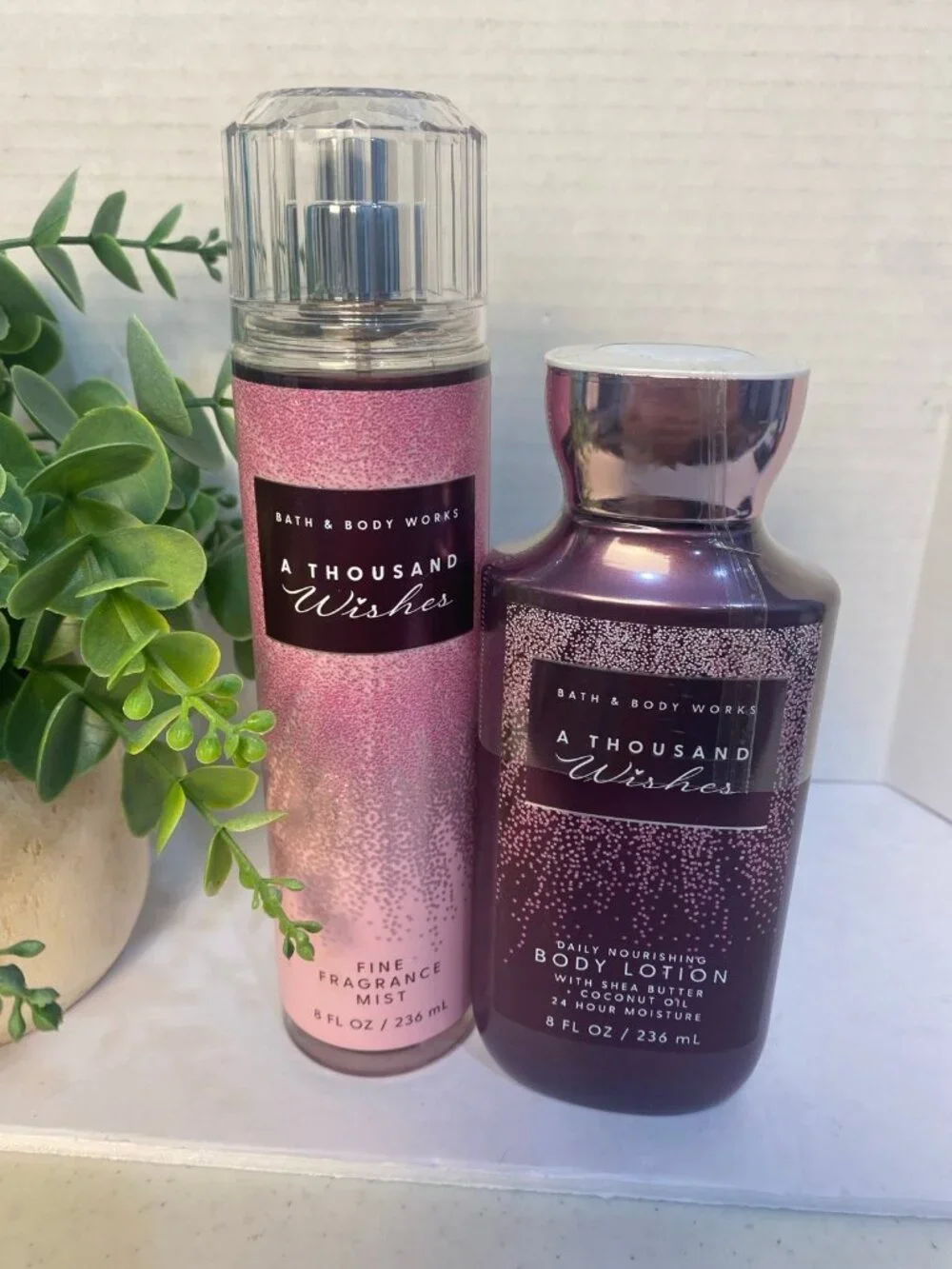 “A Thousand Wishes” New Bath & Body Works Body Lotion & Mist Set